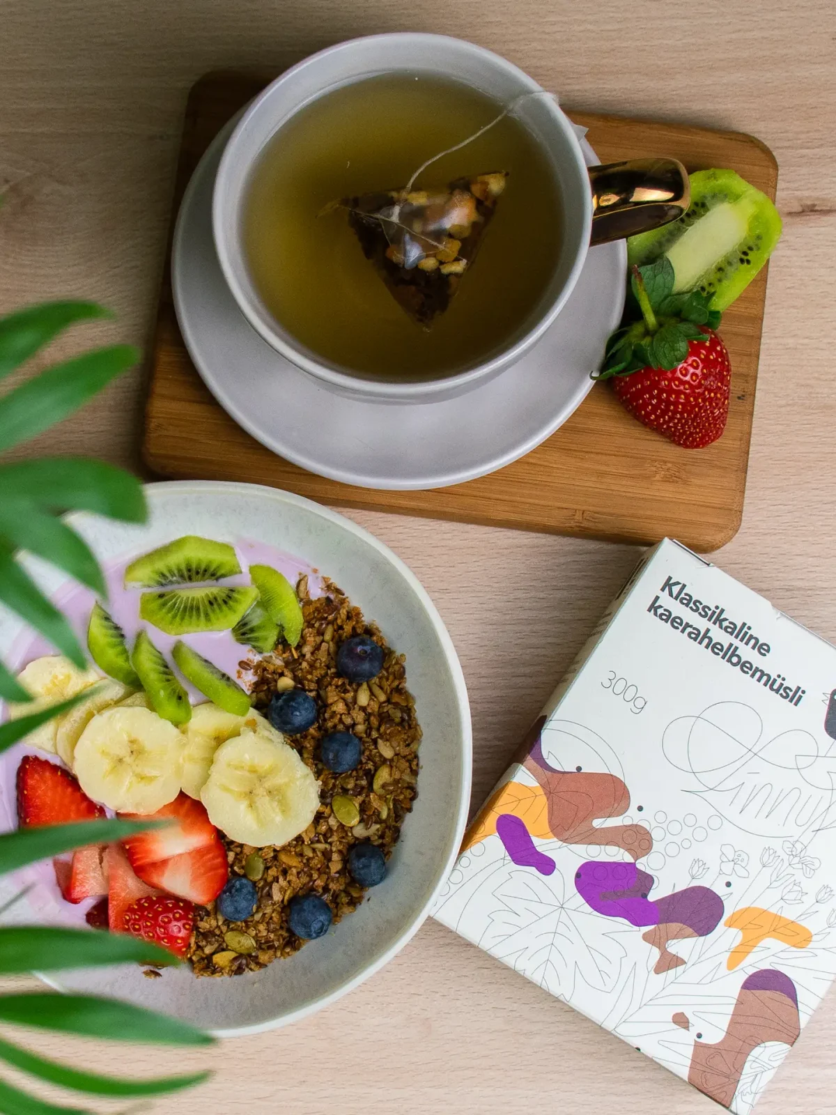 Linnupete müsli tee ja müslikausiga
